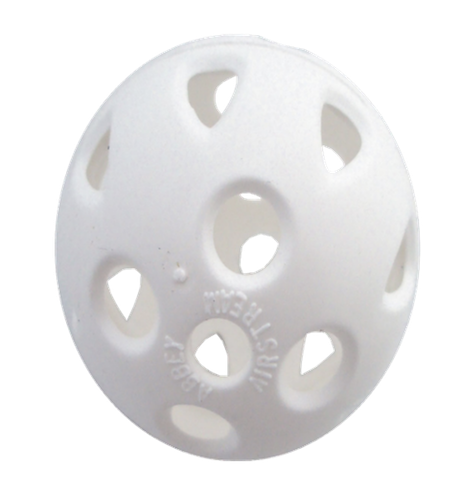 Perforated practice golf ball